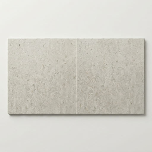 Golden Sand 24x24 Brushed Marble Tile close-up