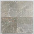 Golden White 16x16 Gauged Quartzite Natural Stone Tile close-up