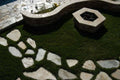 Golden White Mesh Random Flagstone Quartzite Paver