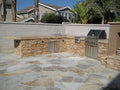 Golden White Mesh Random Flagstone Quartzite Paver