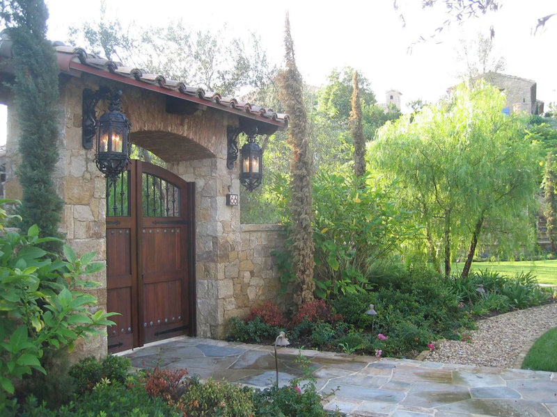 Golden White Mesh Random Flagstone Quartzite Paver