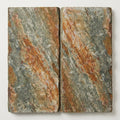Grand Canyon Peak Quartzite Natural 10 x 24 x 2 Quartzite Wall Cap Cap 12x24 close-up