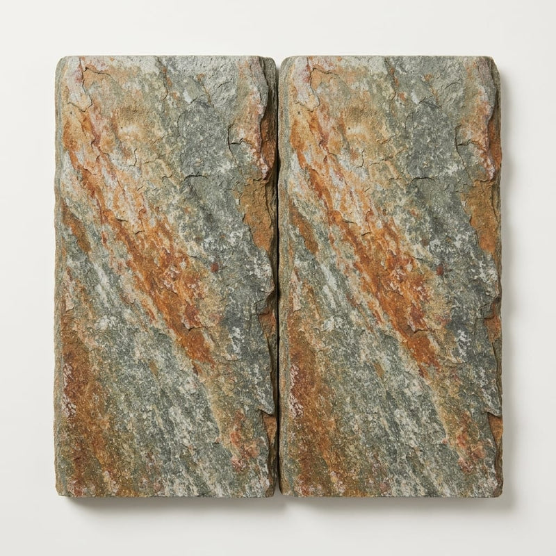 Grand Canyon Peak Quartzite Natural 12 x 24 x 2 Quartzite Wall Cap Cap 12x24 close-up