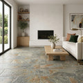 Grand Canyon Peak Quartzite Natural 12 x 24 x 2 Quartzite Wall Cap Cap 12x24 tile — Living Room floor