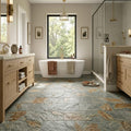 Grand Canyon Peak Quartzite Natural 12 x 24 x 2 Quartzite Wall Cap Cap 12x24 tile — Primary Bath floor