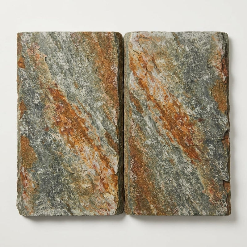 Grand Canyon Peak Quartzite Natural 16 x 24 x 2 Quartzite Wall Cap Cap 16x24 close-up