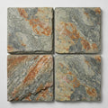 Grand Canyon Peak Quartzite Natural 21 x 21 x 2 Quartzite Column Cap Cap 20x20 close-up