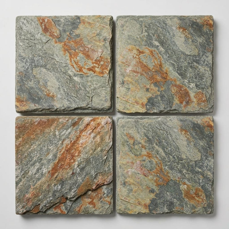 Grand Canyon Peak Quartzite Natural 21 x 21 x 2 Quartzite Column Cap Cap 20x20 close-up