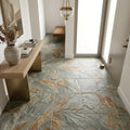 Grand Canyon Peak Quartzite Natural 21 x 21 x 2 Quartzite Column Cap Cap 20x20 tile — Hallway floor