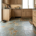 Grand Canyon Peak Quartzite Natural 21 x 21 x 2 Quartzite Column Cap Cap 20x20 tile — Kitchen floor