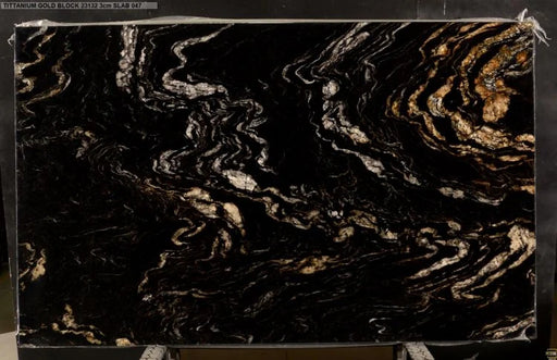 Titanium 125x78 Polished Granite Slab