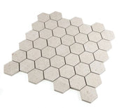 Grant Beige 2x2 Hexagon Porcelain Mosaic
