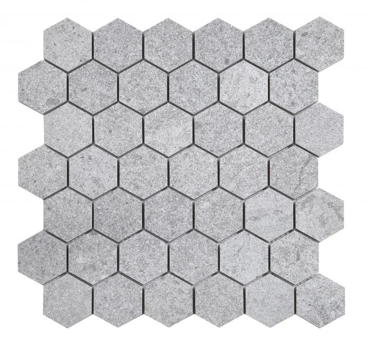 Grant Grey 2x2 Hexagon Porcelain Mosaic
