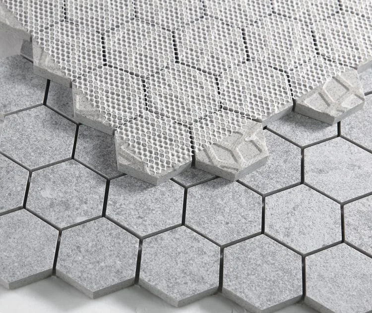 Grant Grey 2x2 Hexagon Porcelain Mosaic