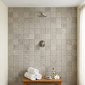 Graphite Antiqued 2x2 Limestone Mosaic — Spa spa interior