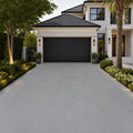 Gray Basalt Paver 16x24 Tumbled 1.25 inch — Front Yard driveway