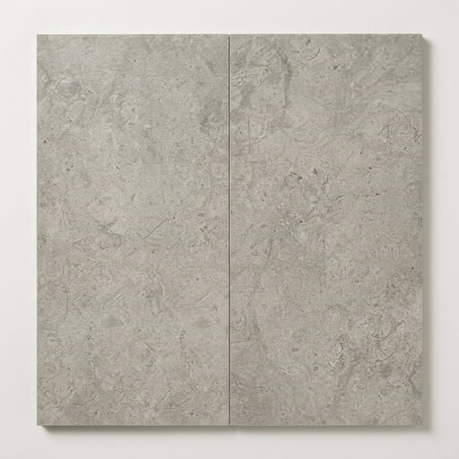 Gray Volcano Limestone Tile 12x24 Honed close-up