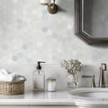 Greecian White 2 Hexagon Pattern Polished Marble Mosaic Tile