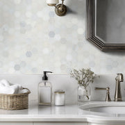 Greecian White 2 Hexagon Pattern Polished Marble Mosaic Tile