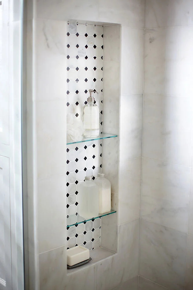 Greecian White 2x2 Octagon Polished Marble Mosaic Tile