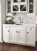 Greecian White 2x4 Polished Beveled Marble Mosaic Tile