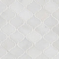 Greecian White Arabesque Polished Marble Mosaic Tile
