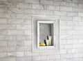 Greecian White Arabesque Polished Marble Mosaic Tile