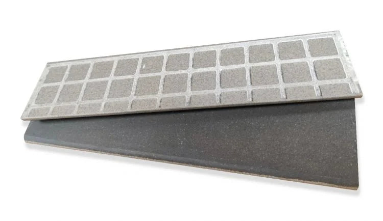 Grey Dark 3x12 Bullnose Matte Porcelain Trim