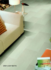 Grey Light 12x24 Matte Porcelain Tile