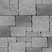 Grey Tumbled Marble Wired Mesh 22x8 Ledger