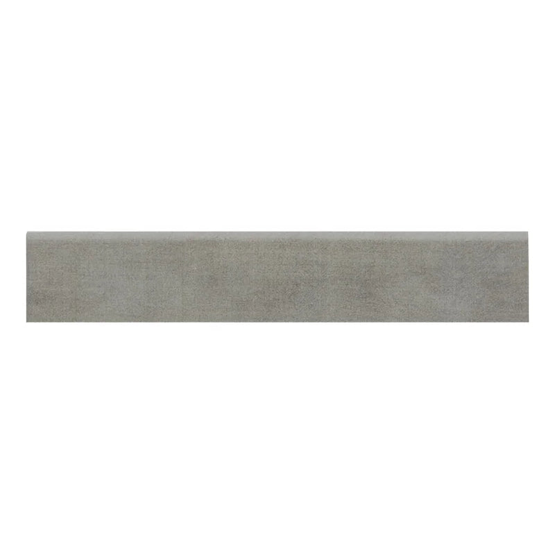 Gridscale Concrete 3x18 Bullnose Matte Ceramic Trim