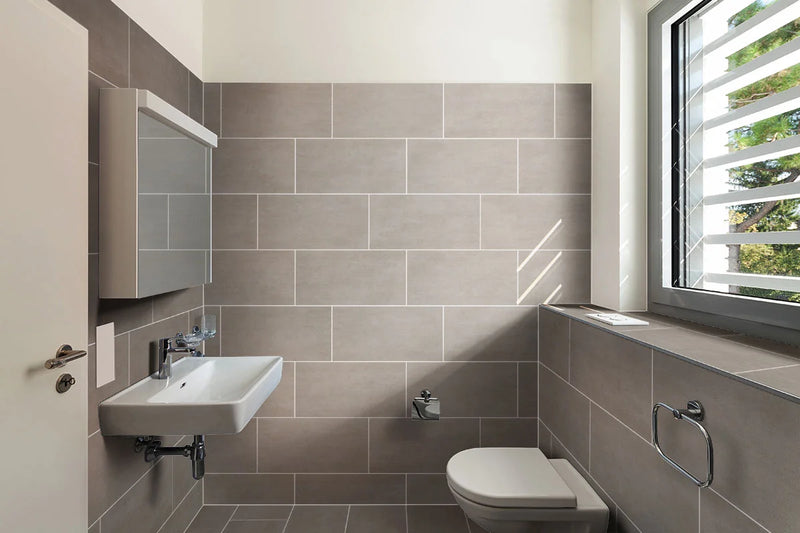 Gridscale Gris 2x2 Matte Ceramic Mosaic Tile