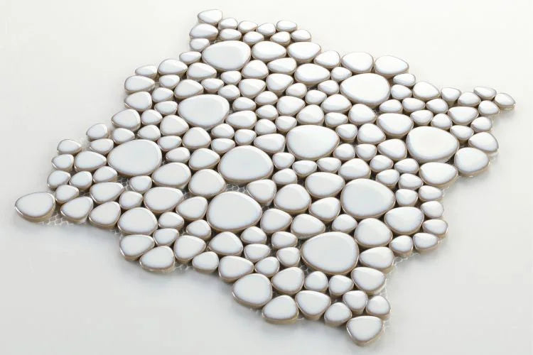 Growing Fancy White Porcelain Mosaic