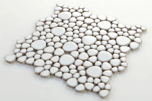 Growing Fancy White Porcelain Mosaic