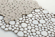 Growing Fancy White Porcelain Mosaic