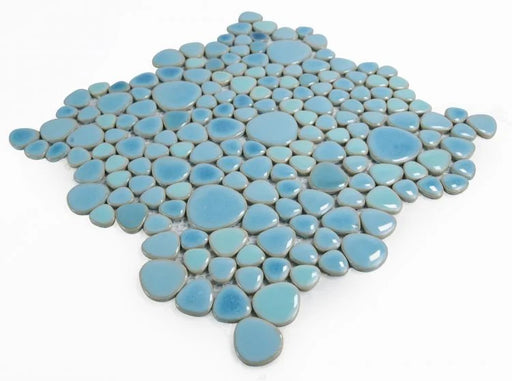 Growing Jewel Blue 11.5x11.5 Porcelain Mosaic