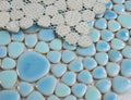 Growing Jewel Blue 11.5x11.5 Porcelain Mosaic