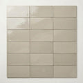 H Line Pumice Glossy 3x6 Ceramic Tile close-up