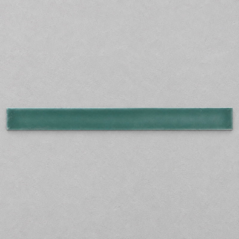 Half Baked Teal the Timer Rings 5.75x0.5 glazed edge liner trim with a narrow rectangular shape and teal finish.