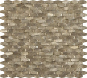 Halley Gold 11.18x11.81 Glass Mosaic