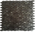 Halley Gunmetal 11.18x11.81 Matte Glass Mosaic
