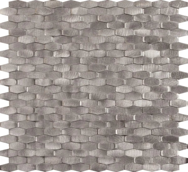 Halley Silver 11.18x11.81 Matte Glass Mosaic