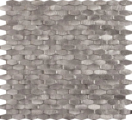 Halley Silver 11.18x11.81 Matte Glass Mosaic