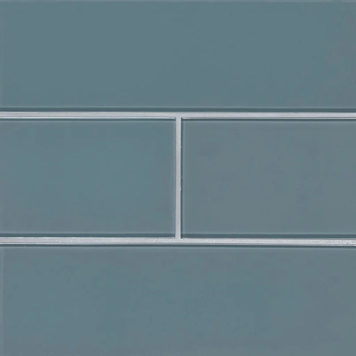 Harbor Gray 4x12 Glass Tile