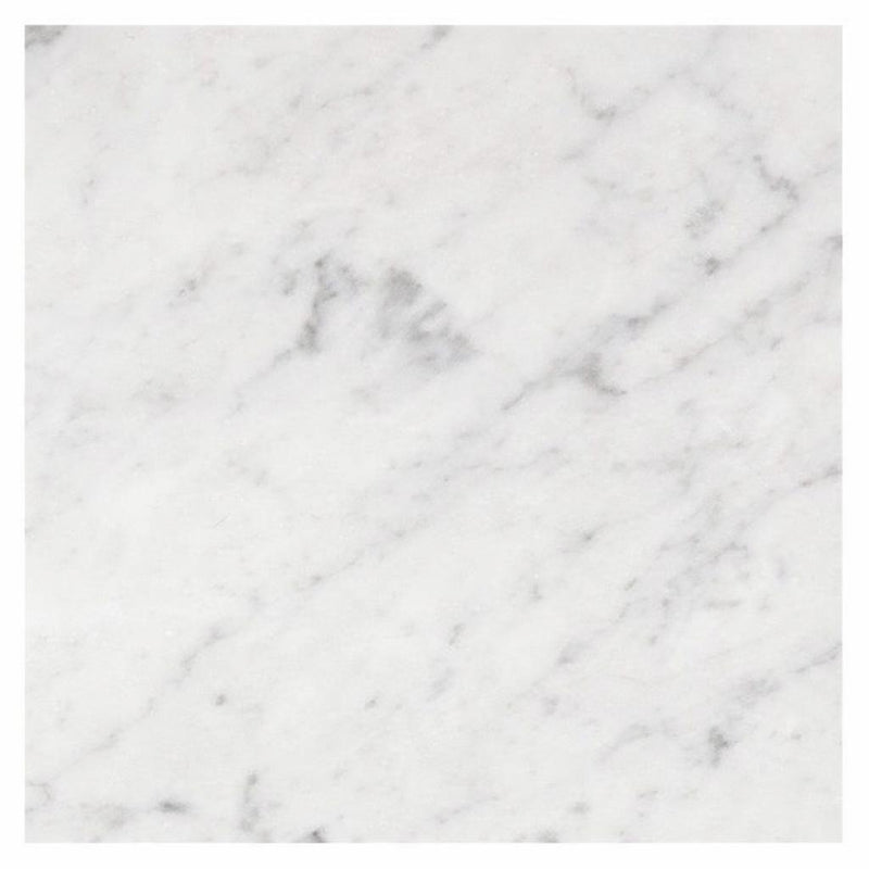 Carrara White (Italian) Carrara White Marble 18x18 Polished / Honed Tile