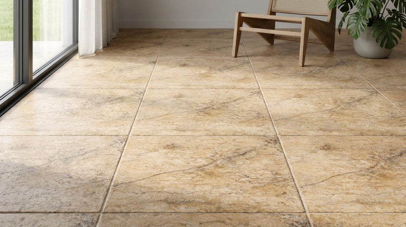 Scabos Travertine 12x12 Tumbled Travertine Tile