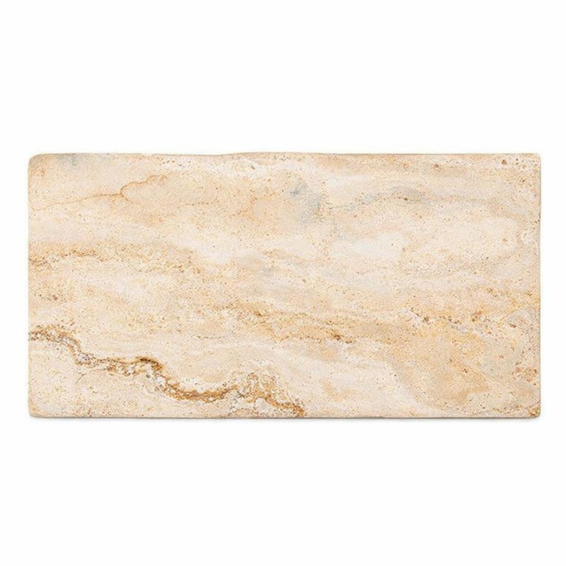Valencia Travertine 3x6 Tumbled Travertine Tile