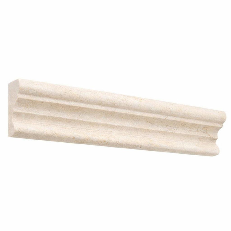 Crema Marfil (Spanish) Crema Marfil Marble 2x12 Cream Polished / Honed Tile Crown (Mercer) Molding