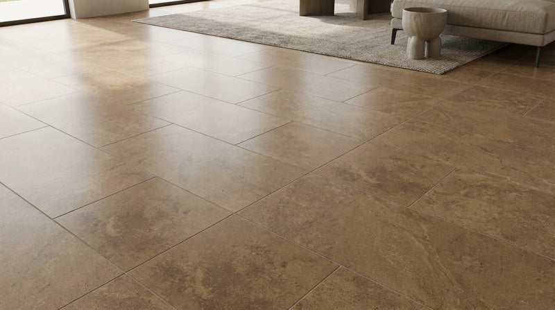 Noce (Antalya) Travertine 18x18 Filled & Honed Travertine Tile