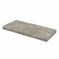 Silver (Pewter Blend) Travertine 12x24 Tumbled Travertine
